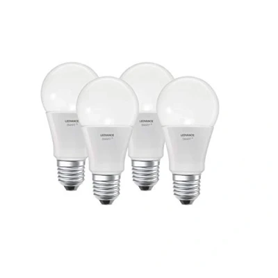Image de LEDVANCE Lampe Smart LED avec Bluetooth, E27,couleur variable (2500 6500K),couleurs RVB modifiables,remplace lampes à incandescence par 60W,contrôlable Google et Alexa, SMART+ BT MULTICOLOUR