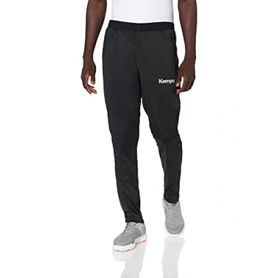 Image de KEMPA CORE 2.0 POLY PANT Pantalon Handball Poches latérales zippées Cordon de serrage noir/gris foncé chiné