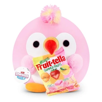 Image de Snackles Series 2 Wave 2, Snack Swap, Tucan, 35 cm by ZURU Cuddly Squishy Comfort Plush with License Brand Accessory (Tucan, Fruit Tella)