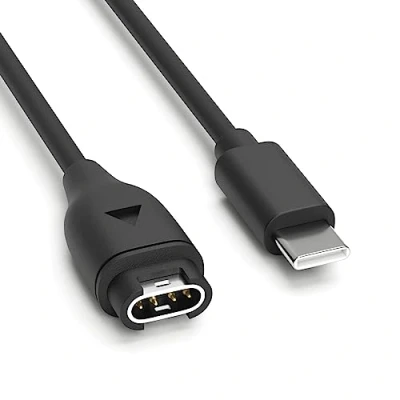 Image de Chargeur USB C pour montre Garmin Fenix 5 5S 5X Plus 6 6S 6X Pro 7 7S 7X, Forerunner 745 935 945 45 45S 245 Music, Instinct, Approach S10 S40 S60 S12 S42, Vívoactive 3 4 4S Venise U