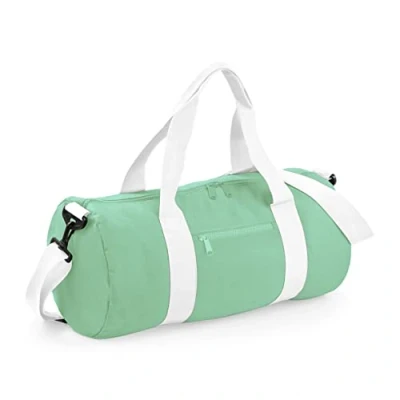 Image de BagBase BG140 Sac tonneau Original Vert Menthe/Blanc