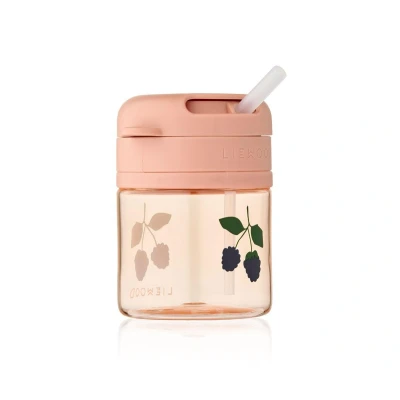 Image de Gobelet en Tritan avec Paille Pavia 280 ml Berry/Pale Tuscany