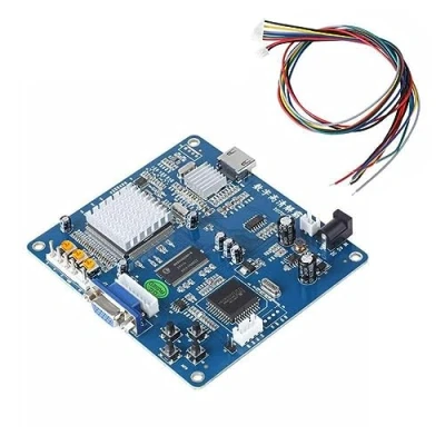 Image de FVZWKHD Convertisseur de Sortie VidéO HD VGA/RGB/CGA//YUV vers Compatible pour la Arcade Blue Game Machine