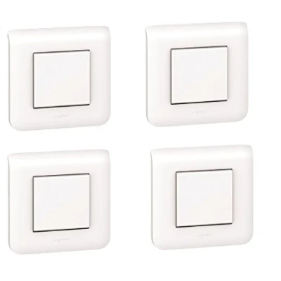 Image de Legrand 200092 Interrupteurs ou Va et Vient avec Plaque Mosaic, Blanc