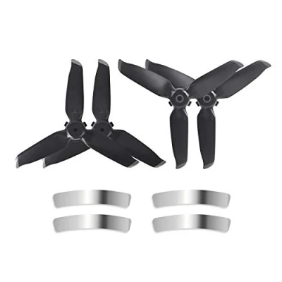 Image de Fututech Hélice pour DJI FPV Pièce de Rechange FPV, Accessoire Drone, Vol Silencieux (Silver Two Pairs)