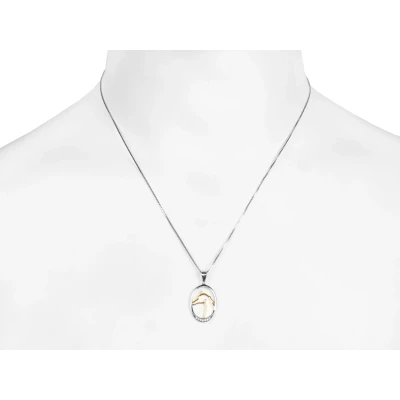 Image de horka COLLIER AVEC PENDENTIF CHEVAL One Size Argent