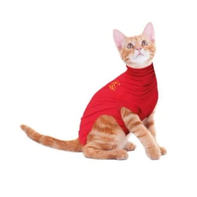 Image de MPS Medical Pet Shirt pour Chats, Rouge, XXXS