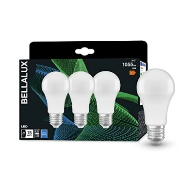 Image de BELLALUX Lampe à LED, E27 base, optique dépolie ,Blanc froid (4000K), 1055 Lumen, Remplacement de la traditionnelle 75W Ampoules 3 Pack