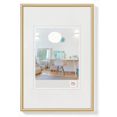 Image de Walther Design Cadre photo doré 18 x 24 cm Nouveau en plastique Lifestyle KV824G