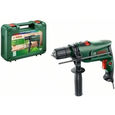 Image de Perceuse a percussion Bosch EasyImpact 600 (Livrée dans un coffret avec 1 poignée supplémentaire et butée de profondeur)