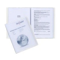 Image de Snopake Classeur de présentation qualité supérieure Transparent Format A5 20 pochettes