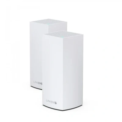 Image de Linksys Système WiFi 6 Mesh double bande Atlas Pro AX5400 (routeur WLAN, jusqu&#039;à 500 m2, pour plus de 60 appareils, pack 2, blanc)