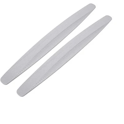 Image de WeFoonLo Lot de 2 bandes adhésives universelles en caoutchouc anti collision pour pare chocs voiture Gris