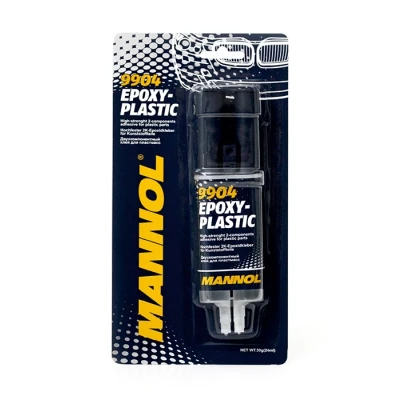 Image de MANNOL Epoxy Plastic 9904 Colle pour époxy Emballage en blister, Cartouche transparent 24