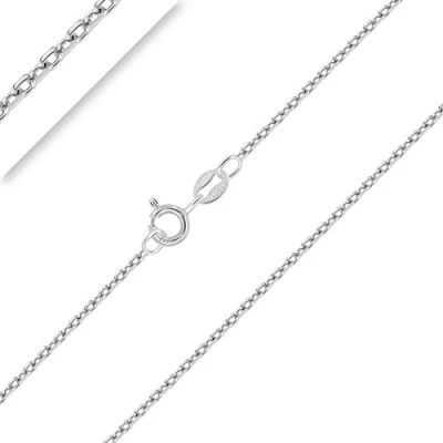 Image de Planetys Chaîne Argent 925/1000 Rhodié Maille Forçat Limée 1.5 mm 70 cm
