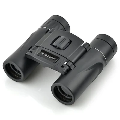 Image de KODAK Jumelle Binoculaire BCS200 Compact, Grossissement 8X, Champ de Vision 126m à 1000m, Sangle et Housse Transport Inclus Noir