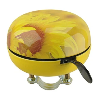 Image de Fischer Maxi Ding Dong Sonnette de vélo Unisexe, Jaune, Taille Unique