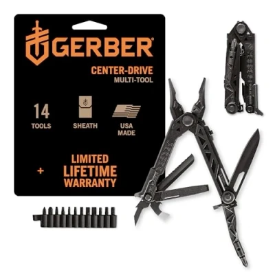 Image de Gerber Center Drive (Coyote Molle Sheath) Black Outil polyvalent