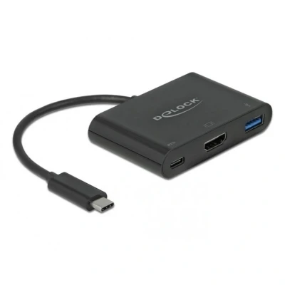 Image de DeLOCK 64091 station d&#039;accueil USB 3.2 Gen 1 (3.1 1) Type C Noir Neuf