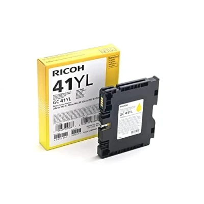 Image de Ricoh GC 41YL (405768) Jaune Cartouche d&#039;encre