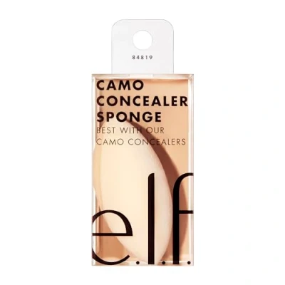 Image de e.l.f. Éponge douce à double pointe pour correcteur, polyvalente, lavable, réutilisable, facile utiliser, estompe, complète le correcteur Camo 16h, peut être utilisée sèche ou humidifiée