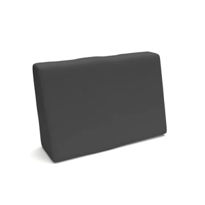 Image de POKAR Coussin pour Palettes Euro Imperméable 1x Dossier 60cm x 40cm 20/10cm, en Mousse formée à Froid, très Confortable, Canapé de Jardin, sans palette, Anthracite
