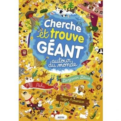 Image de Cherche et trouve geant autour du monde Livre d’occasion Correct