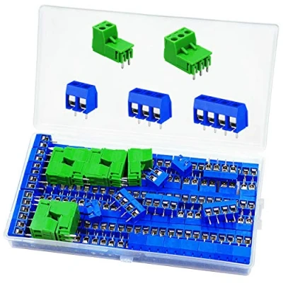 Image de 107 Pièces PCB Bornier Vis Connecteur à 2 Broches/3 Broches/4 Broches pour Arduino DIY Circuit Imprimé