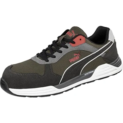 Image de PUMA Baskets de sécurité Frontside S1P Kaki/Grises Pointure 43