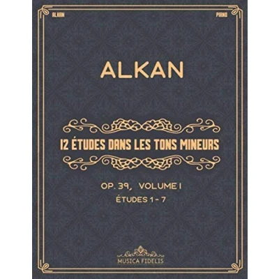 Image de 12 études dans les tons mineurs (Op. 39): Volume I (Études 1 à 7) Partitions de piano
