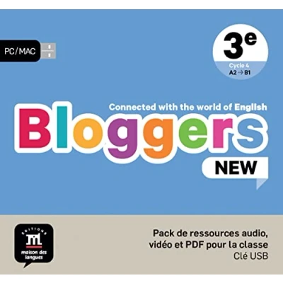 Image de Bloggers NEW 3e pack de ressource audio, vidéo et PDF pour la classe
