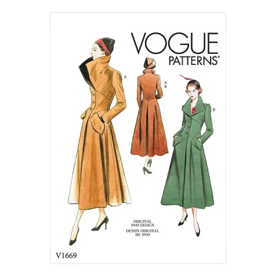 Image de Vogue Patterns V1669E5 MISSES OUTERWEAR, papier, variés, 42 44 46 48 50