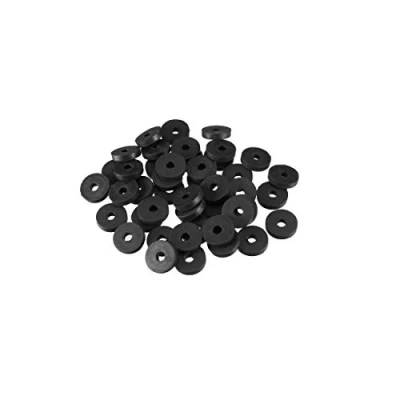 Image de sourcing map 50pcs Rondelle Plate 4x13,8x3mm Joint torique tuyau Caoutchouc