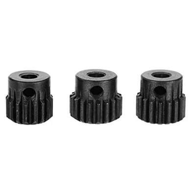 Image de Pignon de moteur Rc, Engrenages Rc Engrenage voiture 48dp 3.175mm 13 15t 16 18t 19 21t 23t en acier chromé Combo pour(16T 17T 18T)