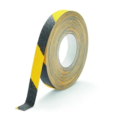 Image de Bande antidérapante DURABLE DURALINE GRIP 1095130 Noir, jaune 15 m x 25 mm Utilisation multi usages
