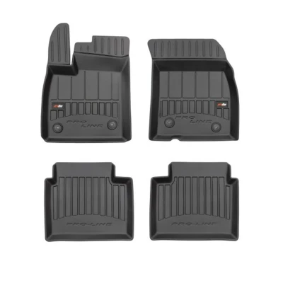 Image de FROGUM 3D407640 Ensemble de tapis sol Caoutchouc avant et arrière 4 noir FORD: Focus Mk4 3/5 portes