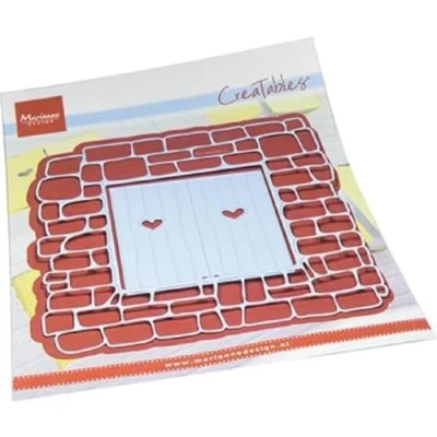 Image de Marianne Design Créables, Volets de Chalet, pour projets d&#039;artisanat en Papier, Bleu Clair, Taille unique