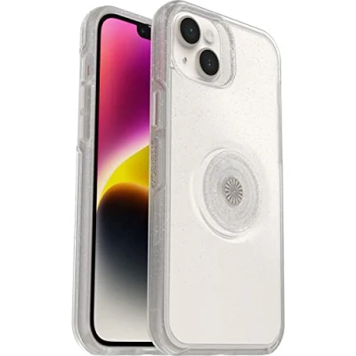 Image de OtterBox Otter+Pop coque pour iPhone 14 Plus, Antichoc, anti chute, de protection avec PopSockets PopGrip, supporte 3 x plus chutes que la norme militaire, Stardust