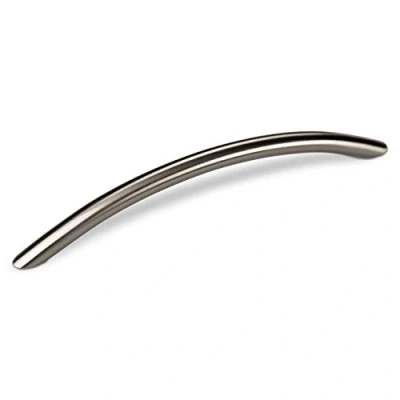 Image de SO TECH® Poignée Arquée BG01e VRAI ACIER INOX massif Ø 10 mm/Entraxe 128 mm/Poignée de Meubles Tiroir
