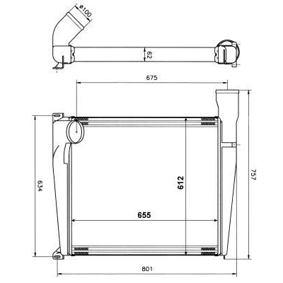 Image de NRF 309375 Intercooler