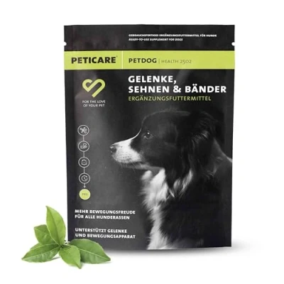 Image de Peticare articulations arthrose Poudre pour Chiens MSM Haute qualité, collagène l&#039;appareil locomoteur Acceptation: Pas de comprimés complément Alimentaire Naturel petDog Health 2502