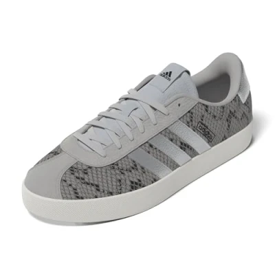 Image de adidas Femme VL Court 3.0 Shoes Grey 6 Chaussures, Gris Deux Argent métallisé Blanc cassé, 39 1/3 EU