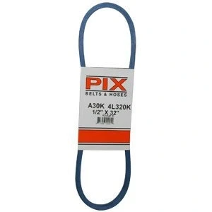 Image de PIX Courroie de rechange qualité fabriquée en Kevlar Compatible avec : Ariens 72056, 07205600, 072109, 07210900 MTD 754 0104, 954 0177, 0177 (1,2 x 81,3 cm). cm)