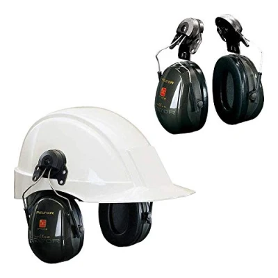 Image de Coquilles antibruit 3M™ PELTOR™ Optime™ II H520P3E 410 GQ 01 Vert avec attaches P3E Di électrique