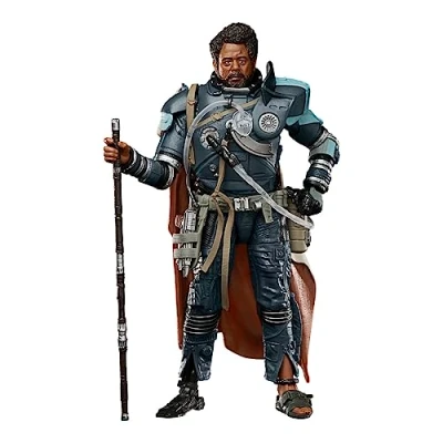 Image de Star Wars Hasbro The Black Series, Saw Gerrera, Figurine de Collection 15 cm, Rogue One : A Story, pour Enfants, dès 4 Ans F4065 Multicolore