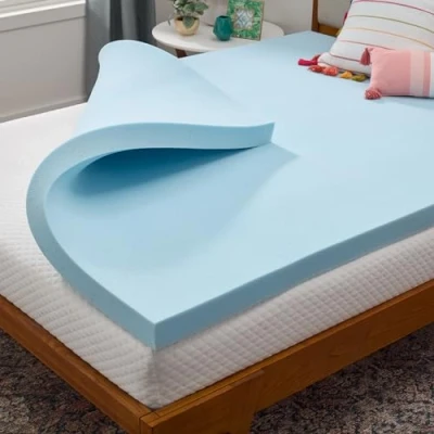Image de Linenspa Surmatelas en Mousse à mémoire de Forme infusée Gel 3 Pouces