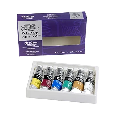 Image de Winsor &amp; Newton Artisan Huile Set Débutant 6x37ml ROW