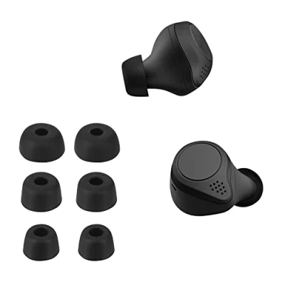 Image de kwmobile 6X Embout Compatible avec Jabra Elite 7 Pro/Elite Active Embouts de Rechange en Silicone 3 Tailles