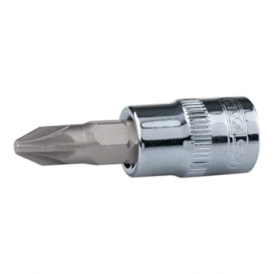 Image de KS Tools 918.1437 Douille tournevis 1/4&quot; PZ3 Gamme CHROMEplus En Chrome Vanadium Finition chromée