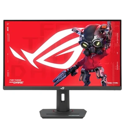 Image de ASUS ROG Strix XG27ACMS Moniteur Gaming 27&quot; HDR Fast IPS (2560 x 1440), 0,3 ms Temps de réponse, 320 Hz, ELMB Sync, Compatible avec G USB Type C, HDMI, DisplayPort, DisplayWidget Center, Noir